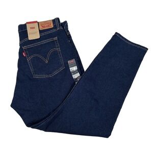 New Women's Levi's Wedgie Fit Jeans Size 32 NWT Button Fly Blue Irregular